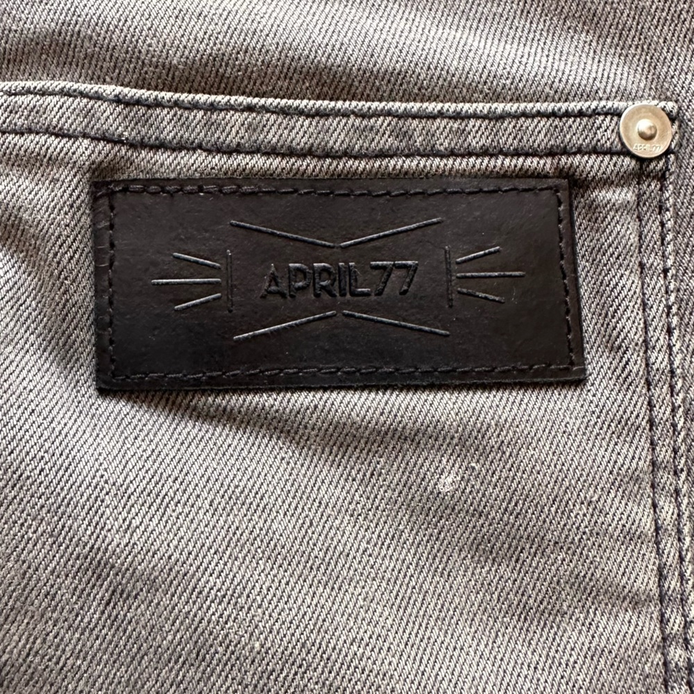 April 77 mens stretch denim.
